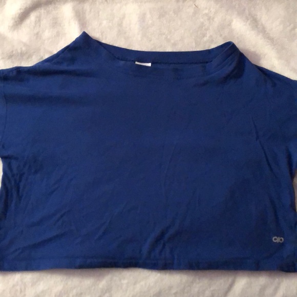 Blue crop top - Picture 2 of 2